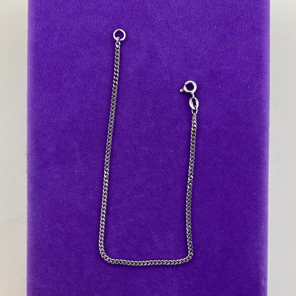 💛 Vintage Vendome 925 Sterling Silver Bracelet | Dainty Polished Cable Chain